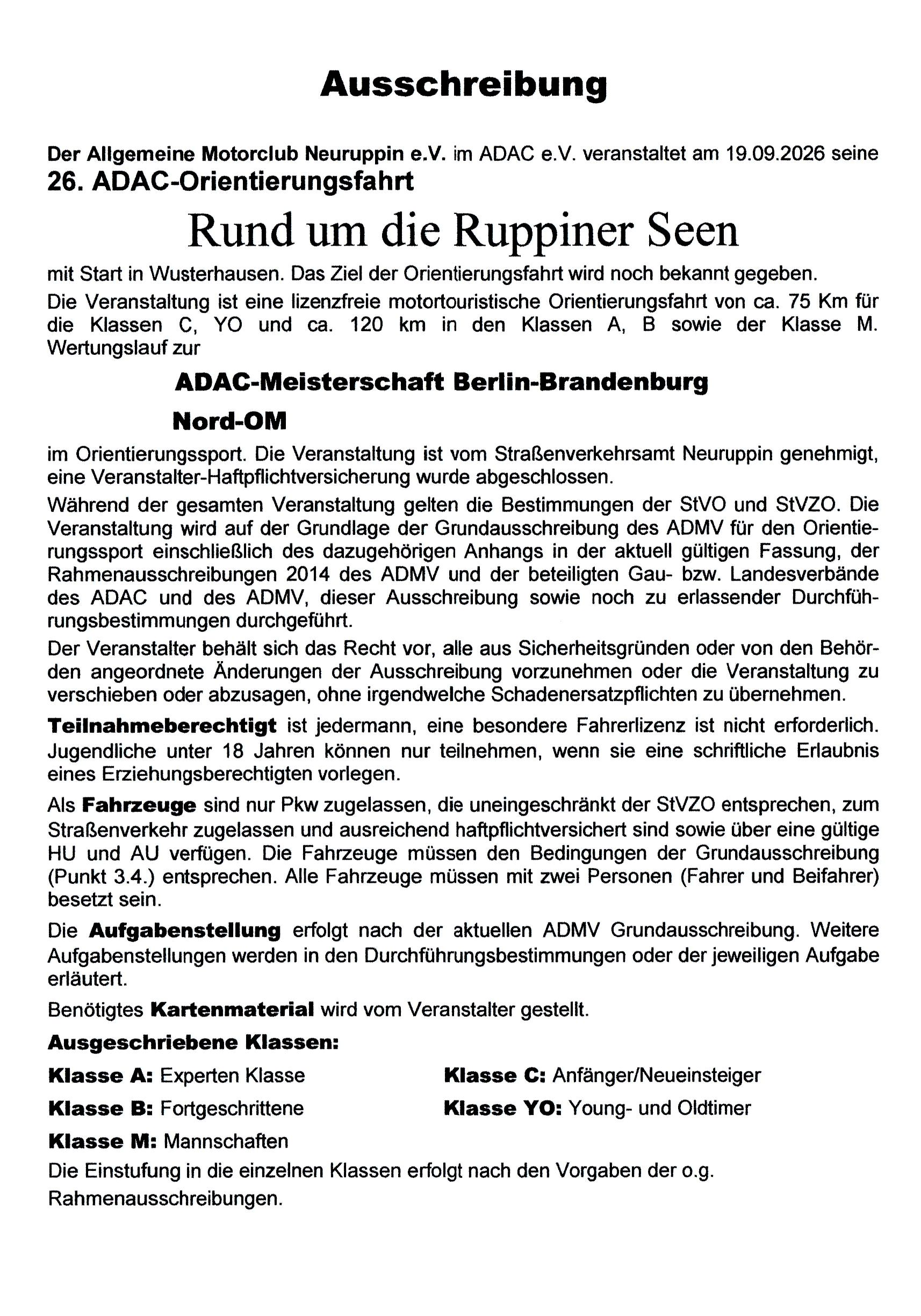 Ausschreibung Orie 2026-S2