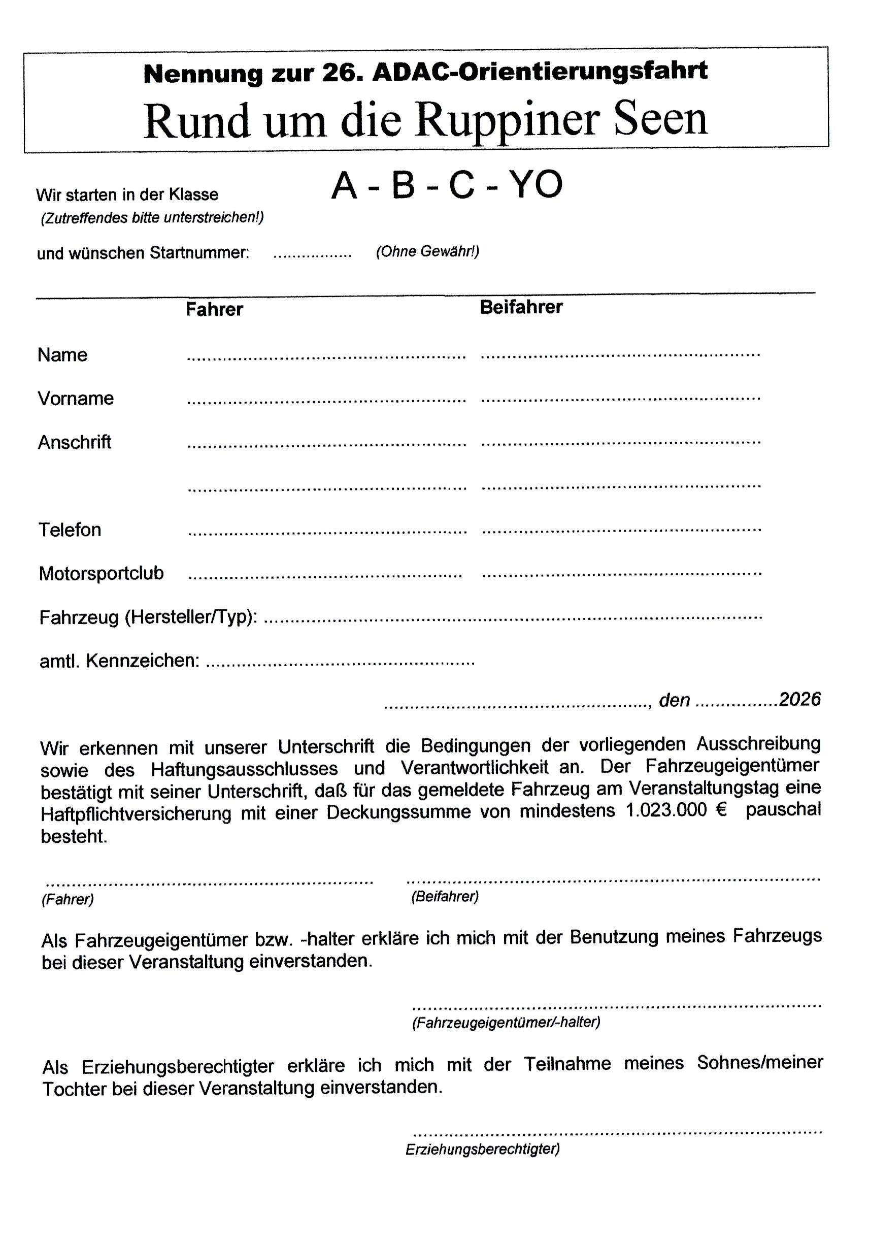 Ausschreibung Orie 2026-S5